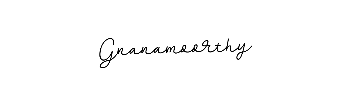 Gnanamoorthy stylish signature style. Best Handwritten Sign (BallpointsItalic-DORy9) for my name. Handwritten Signature Collection Ideas for my name Gnanamoorthy. Gnanamoorthy signature style 11 images and pictures png