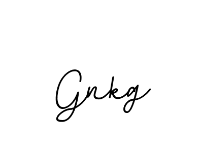 Make a beautiful signature design for name Gnkg. With this signature (BallpointsItalic-DORy9) style, you can create a handwritten signature for free. Gnkg signature style 11 images and pictures png