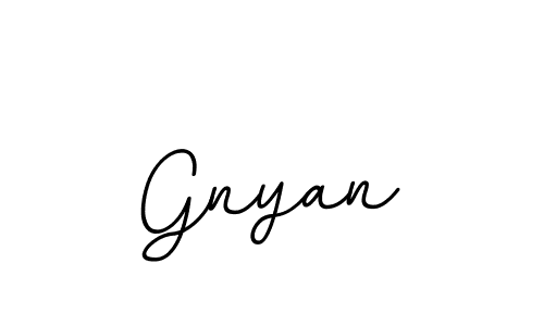 Make a beautiful signature design for name Gnyan. With this signature (BallpointsItalic-DORy9) style, you can create a handwritten signature for free. Gnyan signature style 11 images and pictures png