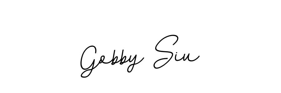 Make a beautiful signature design for name Gobby Siu. Use this online signature maker to create a handwritten signature for free. Gobby Siu signature style 11 images and pictures png