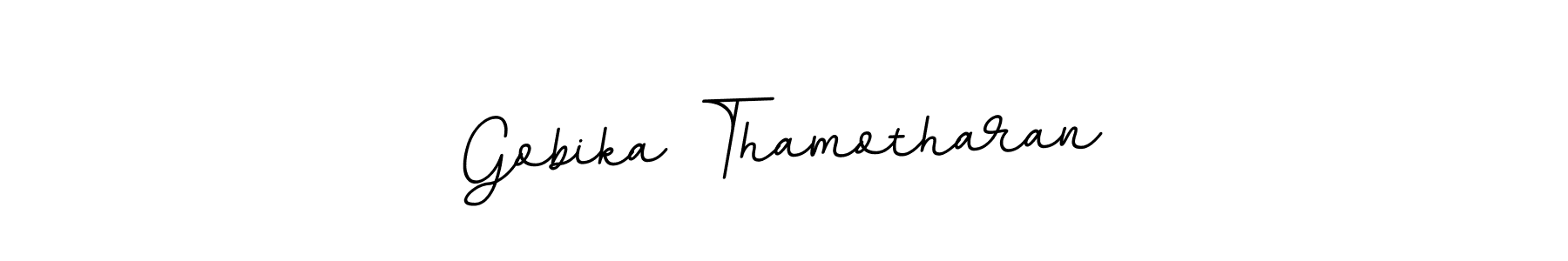 It looks lik you need a new signature style for name Gobika Thamotharan. Design unique handwritten (BallpointsItalic-DORy9) signature with our free signature maker in just a few clicks. Gobika Thamotharan signature style 11 images and pictures png