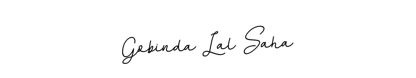 It looks lik you need a new signature style for name Gobinda Lal Saha. Design unique handwritten (BallpointsItalic-DORy9) signature with our free signature maker in just a few clicks. Gobinda Lal Saha signature style 11 images and pictures png