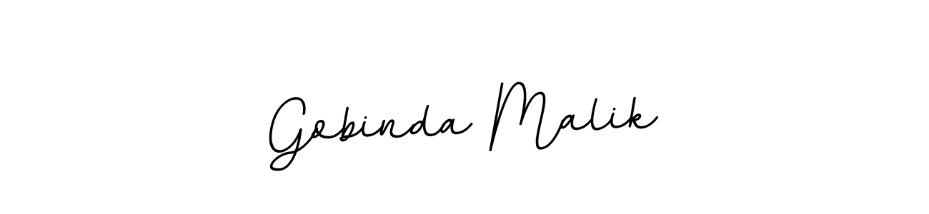 The best way (BallpointsItalic-DORy9) to make a short signature is to pick only two or three words in your name. The name Gobinda Malik include a total of six letters. For converting this name. Gobinda Malik signature style 11 images and pictures png