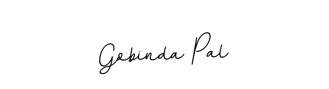 Create a beautiful signature design for name Gobinda Pal. With this signature (BallpointsItalic-DORy9) fonts, you can make a handwritten signature for free. Gobinda Pal signature style 11 images and pictures png