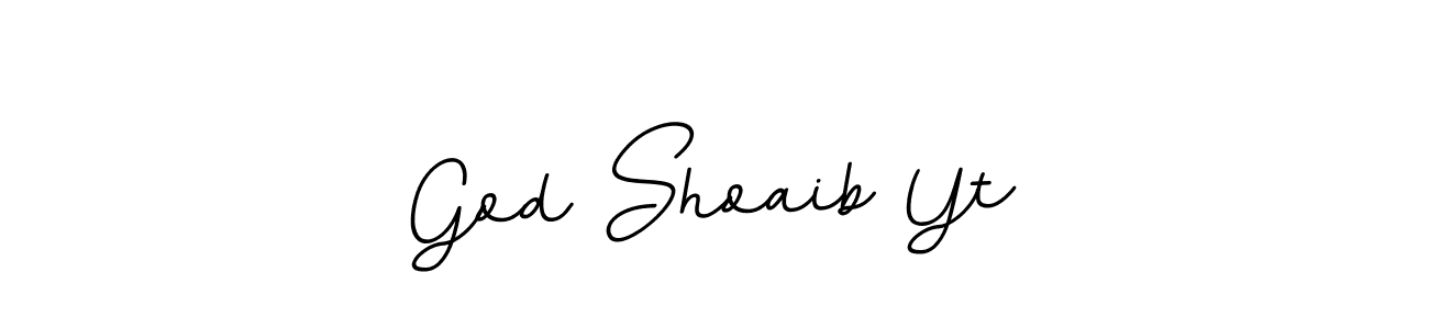 Also we have God Shoaib Yt name is the best signature style. Create professional handwritten signature collection using BallpointsItalic-DORy9 autograph style. God Shoaib Yt signature style 11 images and pictures png