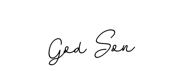 How to make God Son name signature. Use BallpointsItalic-DORy9 style for creating short signs online. This is the latest handwritten sign. God Son signature style 11 images and pictures png