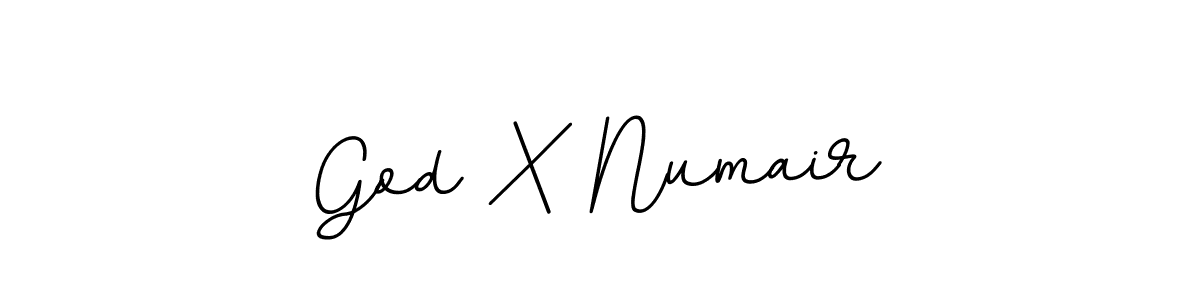 This is the best signature style for the God X Numair name. Also you like these signature font (BallpointsItalic-DORy9). Mix name signature. God X Numair signature style 11 images and pictures png