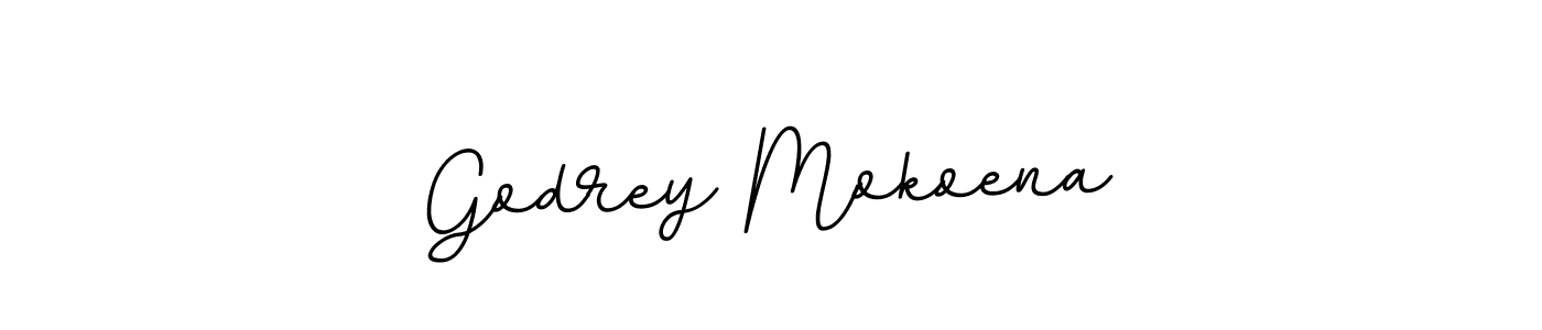 Use a signature maker to create a handwritten signature online. With this signature software, you can design (BallpointsItalic-DORy9) your own signature for name Godrey Mokoena. Godrey Mokoena signature style 11 images and pictures png