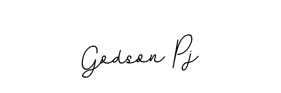 Make a beautiful signature design for name Godson Pj. With this signature (BallpointsItalic-DORy9) style, you can create a handwritten signature for free. Godson Pj signature style 11 images and pictures png