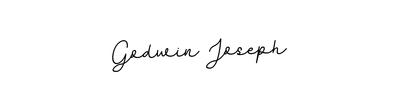 Make a beautiful signature design for name Godwin Joseph. With this signature (BallpointsItalic-DORy9) style, you can create a handwritten signature for free. Godwin Joseph signature style 11 images and pictures png