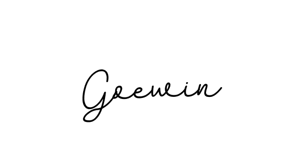 Goewin stylish signature style. Best Handwritten Sign (BallpointsItalic-DORy9) for my name. Handwritten Signature Collection Ideas for my name Goewin. Goewin signature style 11 images and pictures png