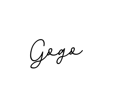 Make a beautiful signature design for name Gogo. With this signature (BallpointsItalic-DORy9) style, you can create a handwritten signature for free. Gogo signature style 11 images and pictures png