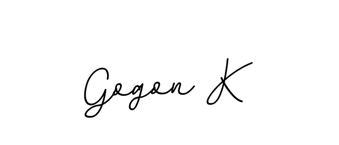 This is the best signature style for the Gogon K name. Also you like these signature font (BallpointsItalic-DORy9). Mix name signature. Gogon K signature style 11 images and pictures png