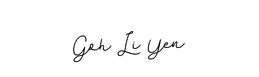 Also You can easily find your signature by using the search form. We will create Goh Li Yen name handwritten signature images for you free of cost using BallpointsItalic-DORy9 sign style. Goh Li Yen signature style 11 images and pictures png