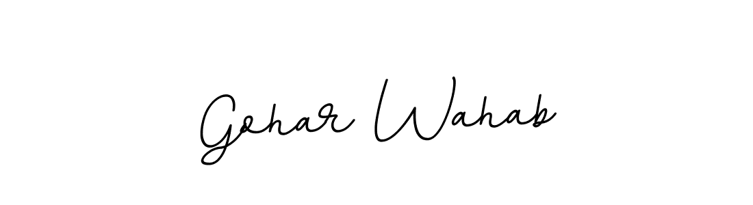 Check out images of Autograph of Gohar Wahab name. Actor Gohar Wahab Signature Style. BallpointsItalic-DORy9 is a professional sign style online. Gohar Wahab signature style 11 images and pictures png