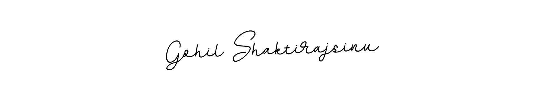 The best way (BallpointsItalic-DORy9) to make a short signature is to pick only two or three words in your name. The name Gohil Shaktirajsinu include a total of six letters. For converting this name. Gohil Shaktirajsinu signature style 11 images and pictures png