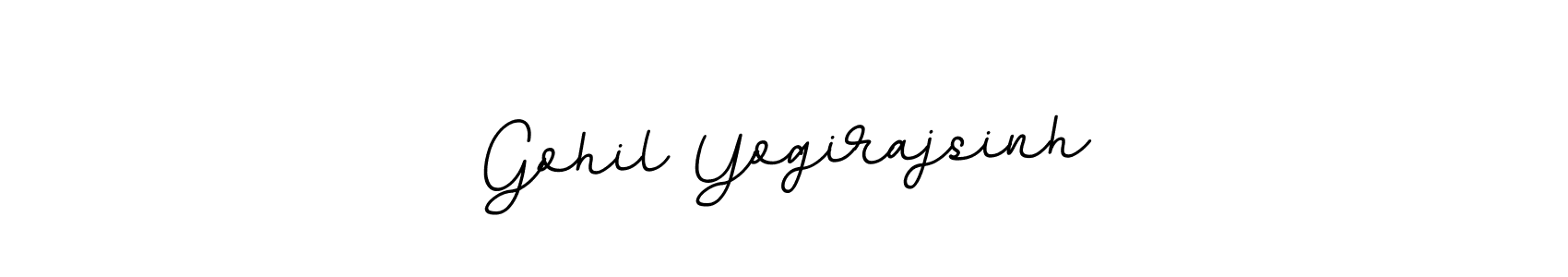 Also You can easily find your signature by using the search form. We will create Gohil Yogirajsinh name handwritten signature images for you free of cost using BallpointsItalic-DORy9 sign style. Gohil Yogirajsinh signature style 11 images and pictures png