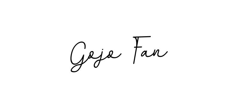 Use a signature maker to create a handwritten signature online. With this signature software, you can design (BallpointsItalic-DORy9) your own signature for name Gojo Fan. Gojo Fan signature style 11 images and pictures png