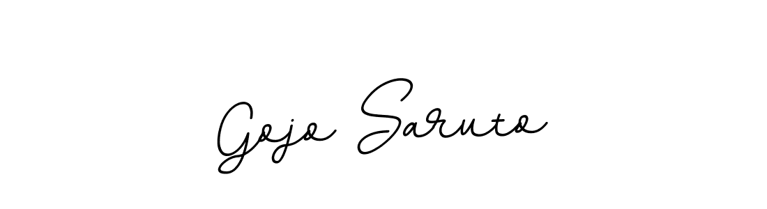 Create a beautiful signature design for name Gojo Saruto. With this signature (BallpointsItalic-DORy9) fonts, you can make a handwritten signature for free. Gojo Saruto signature style 11 images and pictures png