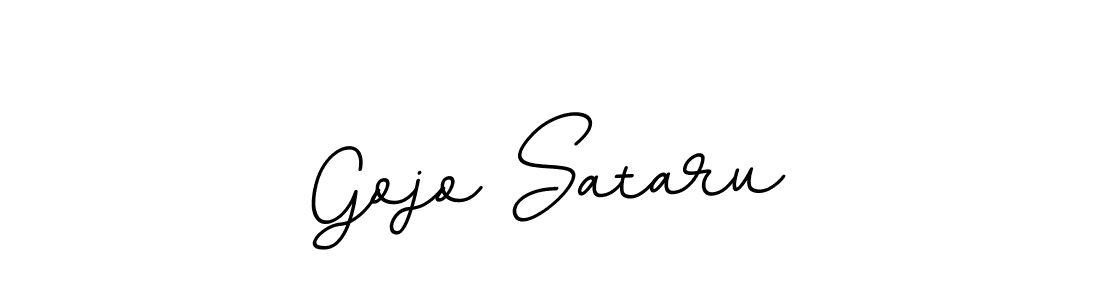 Use a signature maker to create a handwritten signature online. With this signature software, you can design (BallpointsItalic-DORy9) your own signature for name Gojo Sataru. Gojo Sataru signature style 11 images and pictures png