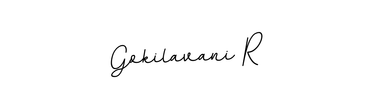 Similarly BallpointsItalic-DORy9 is the best handwritten signature design. Signature creator online .You can use it as an online autograph creator for name Gokilavani R. Gokilavani R signature style 11 images and pictures png