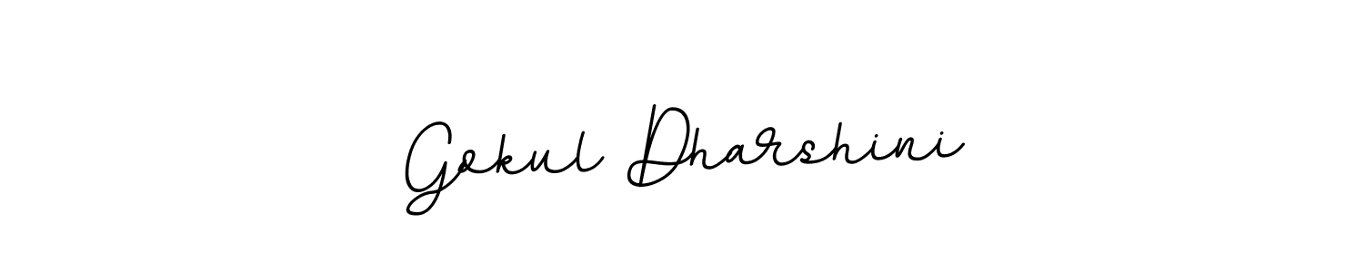 Similarly BallpointsItalic-DORy9 is the best handwritten signature design. Signature creator online .You can use it as an online autograph creator for name Gokul Dharshini. Gokul Dharshini signature style 11 images and pictures png