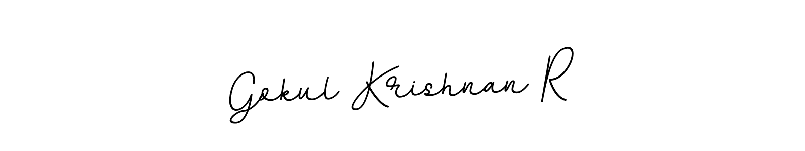 How to make Gokul Krishnan R signature? BallpointsItalic-DORy9 is a professional autograph style. Create handwritten signature for Gokul Krishnan R name. Gokul Krishnan R signature style 11 images and pictures png