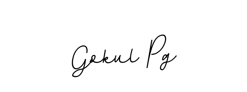 It looks lik you need a new signature style for name Gokul Pg. Design unique handwritten (BallpointsItalic-DORy9) signature with our free signature maker in just a few clicks. Gokul Pg signature style 11 images and pictures png