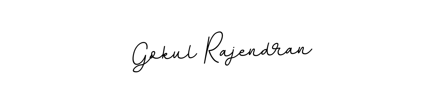 How to make Gokul Rajendran name signature. Use BallpointsItalic-DORy9 style for creating short signs online. This is the latest handwritten sign. Gokul Rajendran signature style 11 images and pictures png