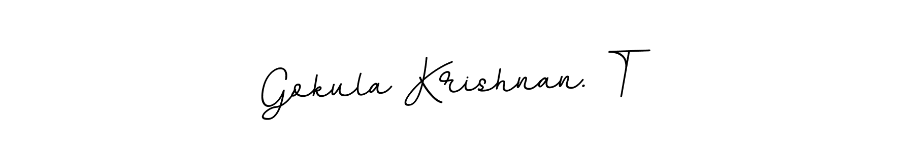 Similarly BallpointsItalic-DORy9 is the best handwritten signature design. Signature creator online .You can use it as an online autograph creator for name Gokula Krishnan. T. Gokula Krishnan. T signature style 11 images and pictures png