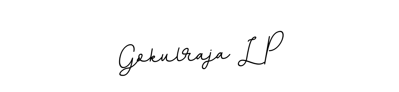 You should practise on your own different ways (BallpointsItalic-DORy9) to write your name (Gokulraja L P) in signature. don't let someone else do it for you. Gokulraja L P signature style 11 images and pictures png