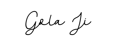 Enhance your business communications with Gola Ji signature in BallpointsItalic-DORy9 lettering. Clean, modern, and universally compatible. Gola Ji signature style 11 images and pictures png