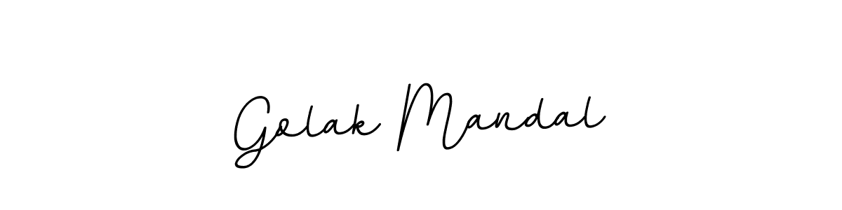 Golak Mandal stylish signature style. Best Handwritten Sign (BallpointsItalic-DORy9) for my name. Handwritten Signature Collection Ideas for my name Golak Mandal. Golak Mandal signature style 11 images and pictures png