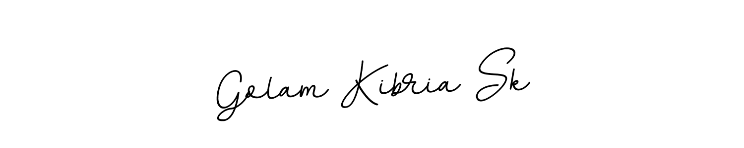 Design your own signature with our free online signature maker. With this signature software, you can create a handwritten (BallpointsItalic-DORy9) signature for name Golam Kibria Sk. Golam Kibria Sk signature style 11 images and pictures png