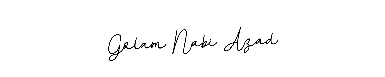 Use a signature maker to create a handwritten signature online. With this signature software, you can design (BallpointsItalic-DORy9) your own signature for name Golam Nabi Azad. Golam Nabi Azad signature style 11 images and pictures png