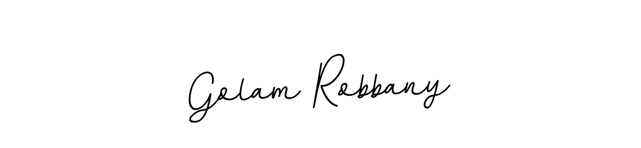 Make a beautiful signature design for name Golam Robbany. With this signature (BallpointsItalic-DORy9) style, you can create a handwritten signature for free. Golam Robbany signature style 11 images and pictures png