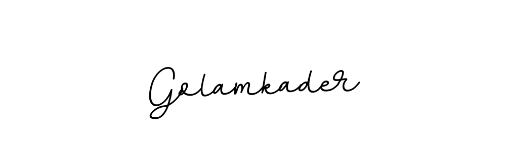Use a signature maker to create a handwritten signature online. With this signature software, you can design (BallpointsItalic-DORy9) your own signature for name Golamkader. Golamkader signature style 11 images and pictures png