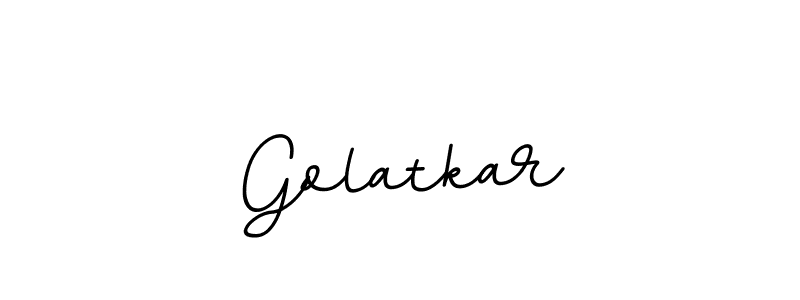 Design your own signature with our free online signature maker. With this signature software, you can create a handwritten (BallpointsItalic-DORy9) signature for name Golatkar. Golatkar signature style 11 images and pictures png