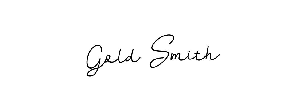 Make a beautiful signature design for name Gold Smith. With this signature (BallpointsItalic-DORy9) style, you can create a handwritten signature for free. Gold Smith signature style 11 images and pictures png