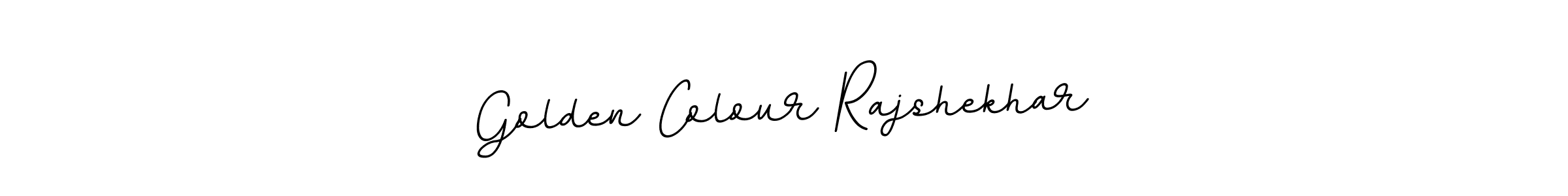 Similarly BallpointsItalic-DORy9 is the best handwritten signature design. Signature creator online .You can use it as an online autograph creator for name Golden Colour Rajshekhar. Golden Colour Rajshekhar signature style 11 images and pictures png