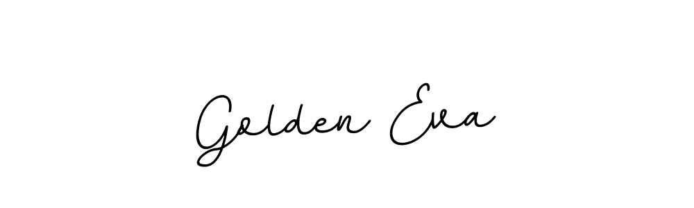 This is the best signature style for the Golden Eva name. Also you like these signature font (BallpointsItalic-DORy9). Mix name signature. Golden Eva signature style 11 images and pictures png