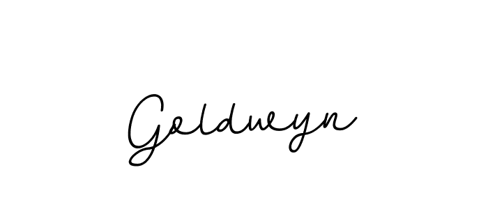 Goldwyn stylish signature style. Best Handwritten Sign (BallpointsItalic-DORy9) for my name. Handwritten Signature Collection Ideas for my name Goldwyn. Goldwyn signature style 11 images and pictures png