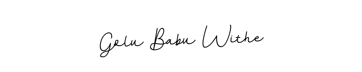 Check out images of Autograph of Golu Babu Withe name. Actor Golu Babu Withe Signature Style. BallpointsItalic-DORy9 is a professional sign style online. Golu Babu Withe signature style 11 images and pictures png