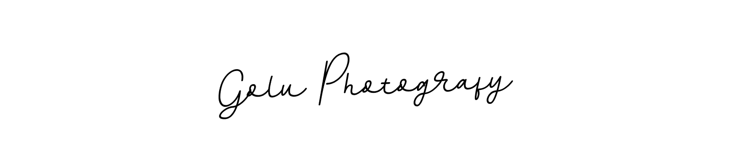 Create a beautiful signature design for name Golu Photografy. With this signature (BallpointsItalic-DORy9) fonts, you can make a handwritten signature for free. Golu Photografy signature style 11 images and pictures png