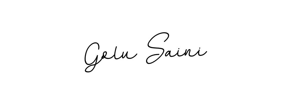 Similarly BallpointsItalic-DORy9 is the best handwritten signature design. Signature creator online .You can use it as an online autograph creator for name Golu Saini. Golu Saini signature style 11 images and pictures png