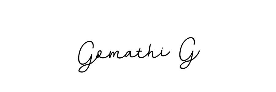Also we have Gomathi G name is the best signature style. Create professional handwritten signature collection using BallpointsItalic-DORy9 autograph style. Gomathi G signature style 11 images and pictures png