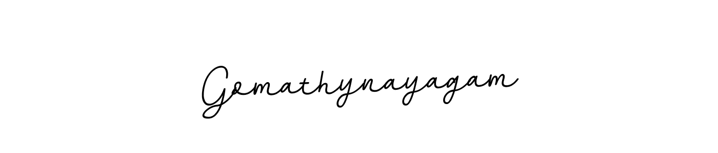 Use a signature maker to create a handwritten signature online. With this signature software, you can design (BallpointsItalic-DORy9) your own signature for name Gomathynayagam. Gomathynayagam signature style 11 images and pictures png