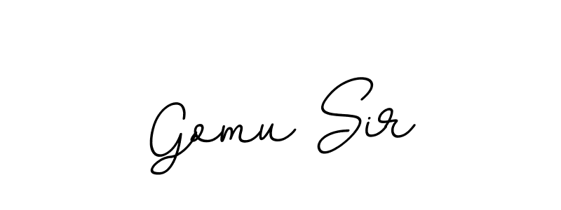 This is the best signature style for the Gomu Sir name. Also you like these signature font (BallpointsItalic-DORy9). Mix name signature. Gomu Sir signature style 11 images and pictures png