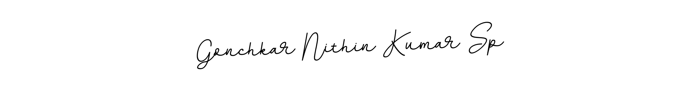 Gonchkar Nithin Kumar Sp stylish signature style. Best Handwritten Sign (BallpointsItalic-DORy9) for my name. Handwritten Signature Collection Ideas for my name Gonchkar Nithin Kumar Sp. Gonchkar Nithin Kumar Sp signature style 11 images and pictures png