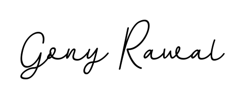 A stylish, flowing autograph style designed for name Gony Rawal using BallpointsItalic-DORy9 typography. Perfect for digital creative projects. Gony Rawal signature style 11 images and pictures png
